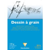 Clairefontaine Zeichenpapierblock, à Grain, DIN A4