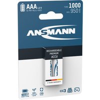 ANSMANN NiMH Akku Premium, Micro AAA, 1.000 mAh, 2er Blister – Bild 2