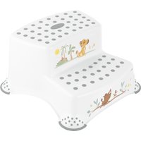 keeeper kids Tritthocker, igor lion king, zweistufig, weiß