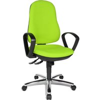 Topstar Bürodrehstuhl, Synchro Steel, apfelgrün – Bild 2