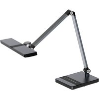 Hansa LED-Tischleuchte, Nimbus, Standfuß, schwarz