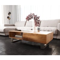 DELIFE New Live-Edge Couchtisch