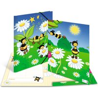 HERMA Eckspannermappe Tiere, Bienenwiese, Karton, DIN A3 – Bild 2