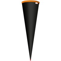 ROTH Schultüten-Rohling ohne Verschluss, 700 mm, schwarz – Bild 2