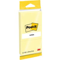 Post-it Haftnotizen notes, 38 x 51 mm, gelb, Blister – Bild 2