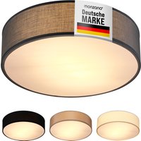 monzana 109124 Deckenlampe Grau Ø30cm