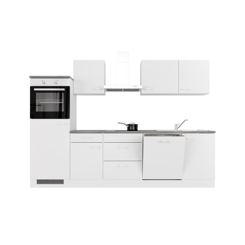 Oberschrank Lucca, Weiß 60x89x32cm – Bild 5