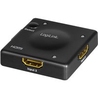 LogiLink Full HD Mini HDMI Switch, 3-fach, schwarz – Bild 2