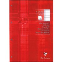 Clairefontaine Schulblock, DIN A4, liniert, 100 Blatt – Bild 2