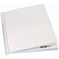 GBC Einbanddeckel ibiStol, DIN A4, Karton, 350 g/qm, weiß – Bild 2