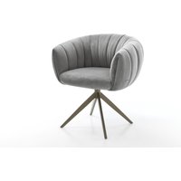DELIFE Jada-Flex Drehstuhl Grau – Bild 2
