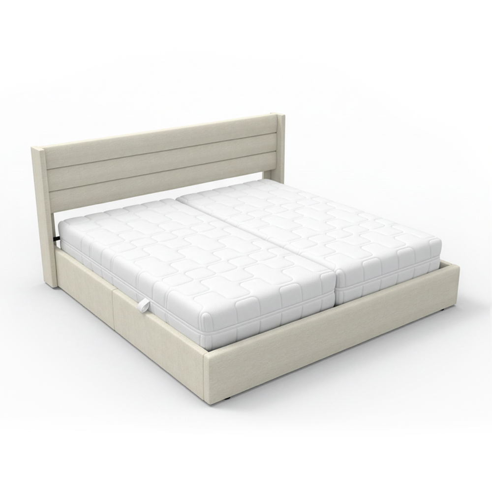 Home Deluxe 4058166440587 LED Bett Beige – Bild 4