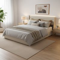 Home Deluxe 4058166440587 LED Bett Beige
