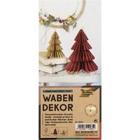 folia Wabendekor BERRY XMAS TREES, 2er Set, Größe: S/M