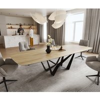 DELIFE Edge Esstisch Keramik ausziehbar