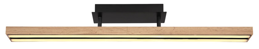DORO Deckenlampe schwarz 416080WD6, B/H/T: 81,5 x 14 x 7,5 cm, Metall, Kunststoff – Bild 3