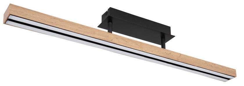 DORO Deckenlampe schwarz 416080WD6, B/H/T: 81,5 x 14 x 7,5 cm, Metall, Kunststoff – Bild 5