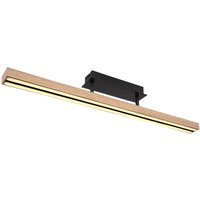 DORO Deckenlampe schwarz 416080WD6, B/H/T: 81,5 x 14 x 7,5 cm, Metall, Kunststoff