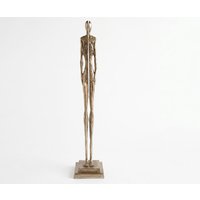 DELIFE Divora Aluminiumfigur Champagner