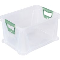 keeeper Aufbewahrungsbox, luis, 20 Liter, transparent – Bild 2