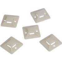 LogiLink Kabelbinderhalterungen, 19 x 19 mm, natur – Bild 2